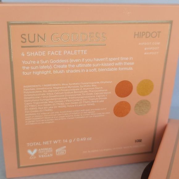 Hipdot Sun Goddess 4 Shade Face Palette - Picture 8 of 8